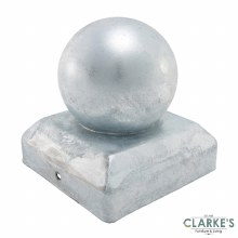 Picture of Timco Fence Post Ball Cap | Galvanised 100 x 100 mm